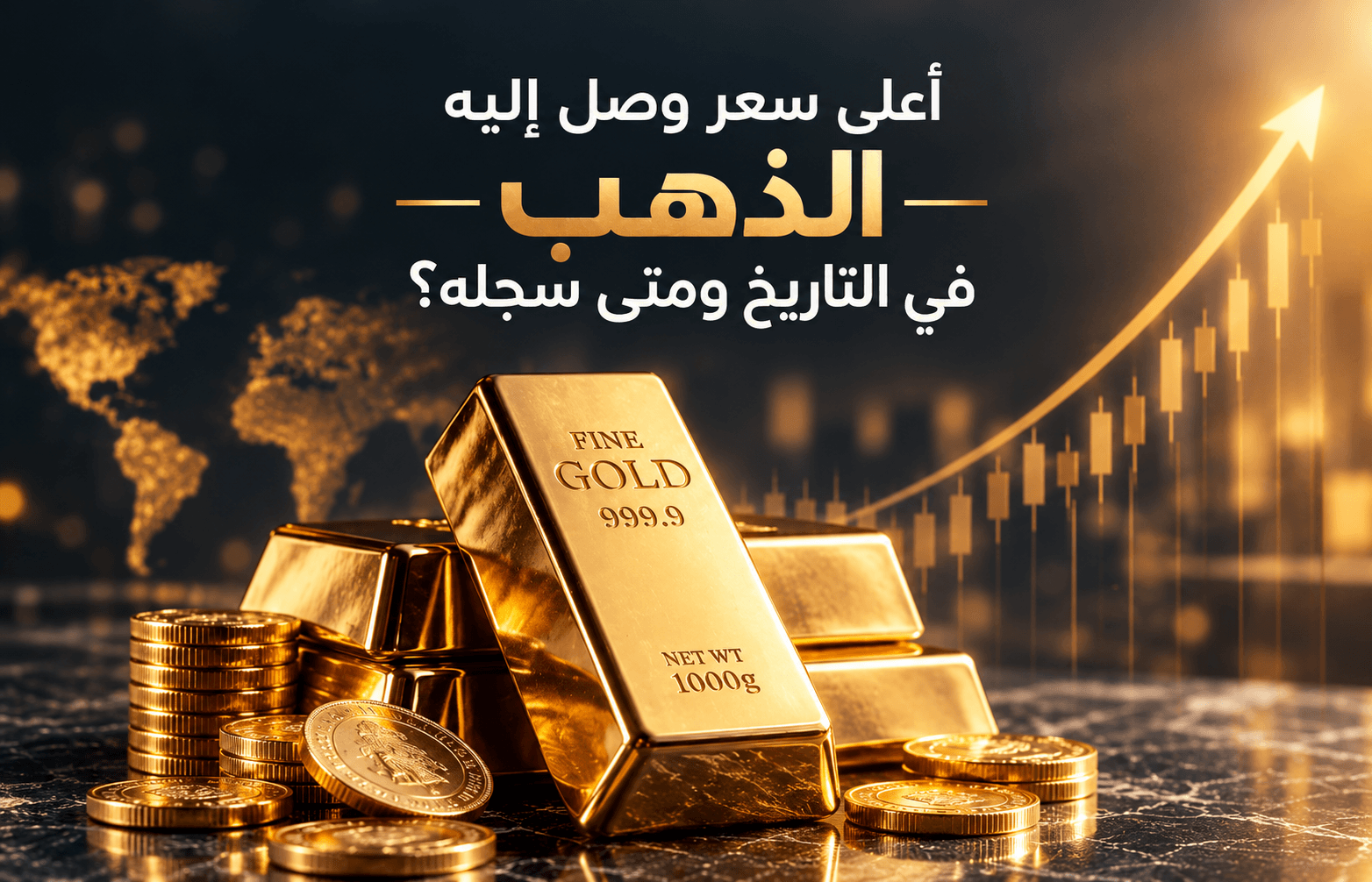 كم أعلى سعر وصل له الذهب عالميًا وفي السعودية؟ | أرقام 2026