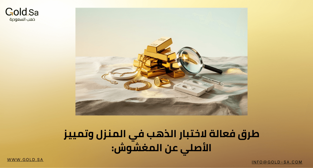 طرق فعالة لاختبار الذهب في المنزل وتمييز الأصلي عن المغشوش