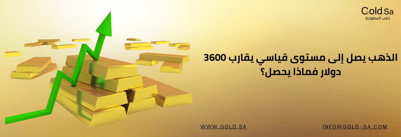 أسباب ارتفاع أسعار الذهب عالميّا: الذهب يصل إلى مستوى قياسي يقارب 3600 دولار فماذا يحصل؟